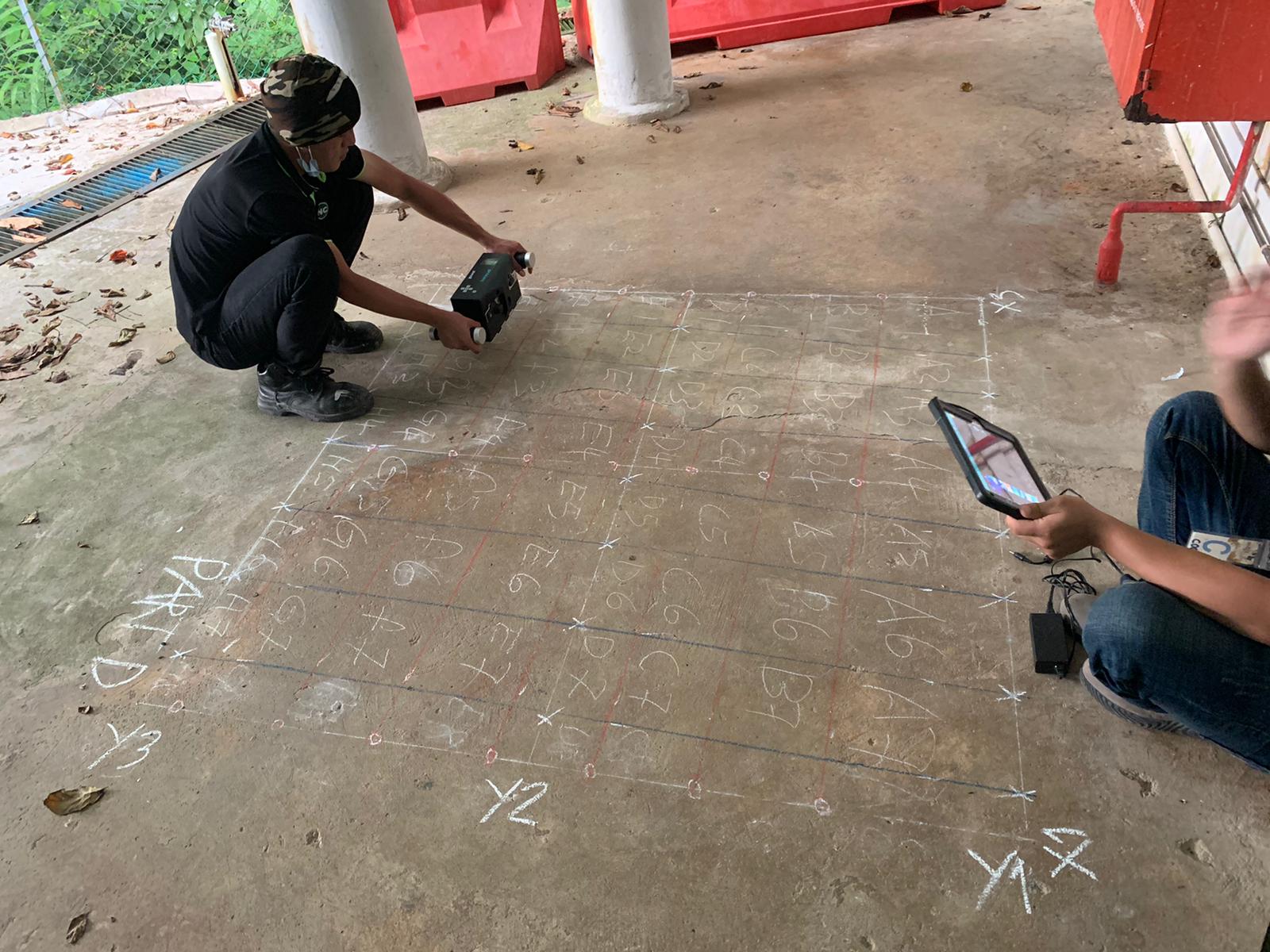 GPR & UPE Scanning at Singapore Discovery Centre